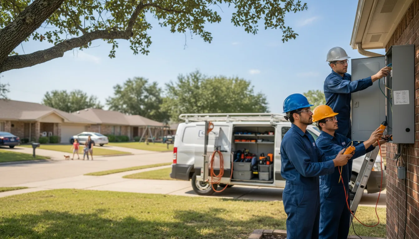 Certified electrician providing emergency electrical services in Pleasant Hill, LA